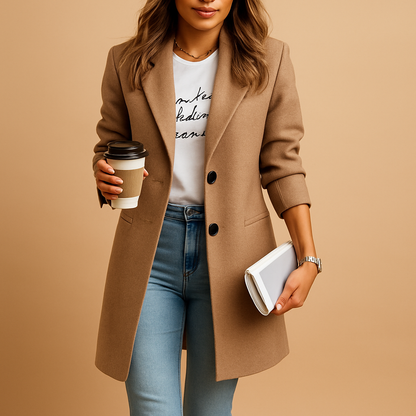 Dames Lange Woljas – Élégantes à Tijdloos