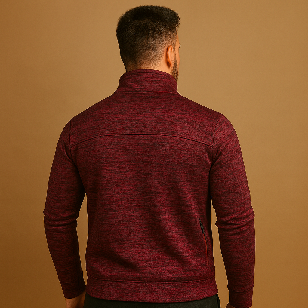 Cardigan zippé pour hommes | Alltags-Layer avec style propre et moderne