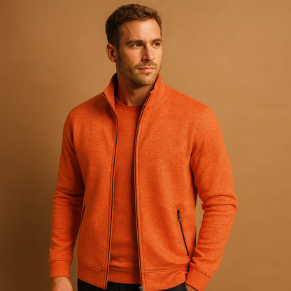 Cardigan Zippé Homme | Dagelijkse Laag avec Strakke &amp; Moderne Styling