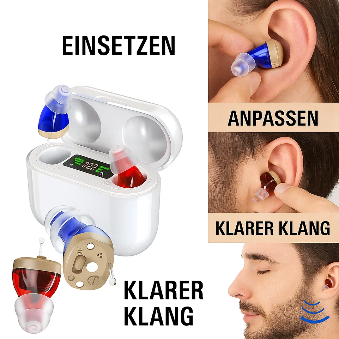 Drahtlose wiederaufladbare Hörgeräte