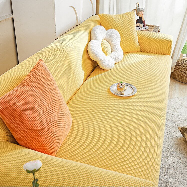 Washable Sofa Cover Slipcover Protector with Non-Slip Foam for Couch