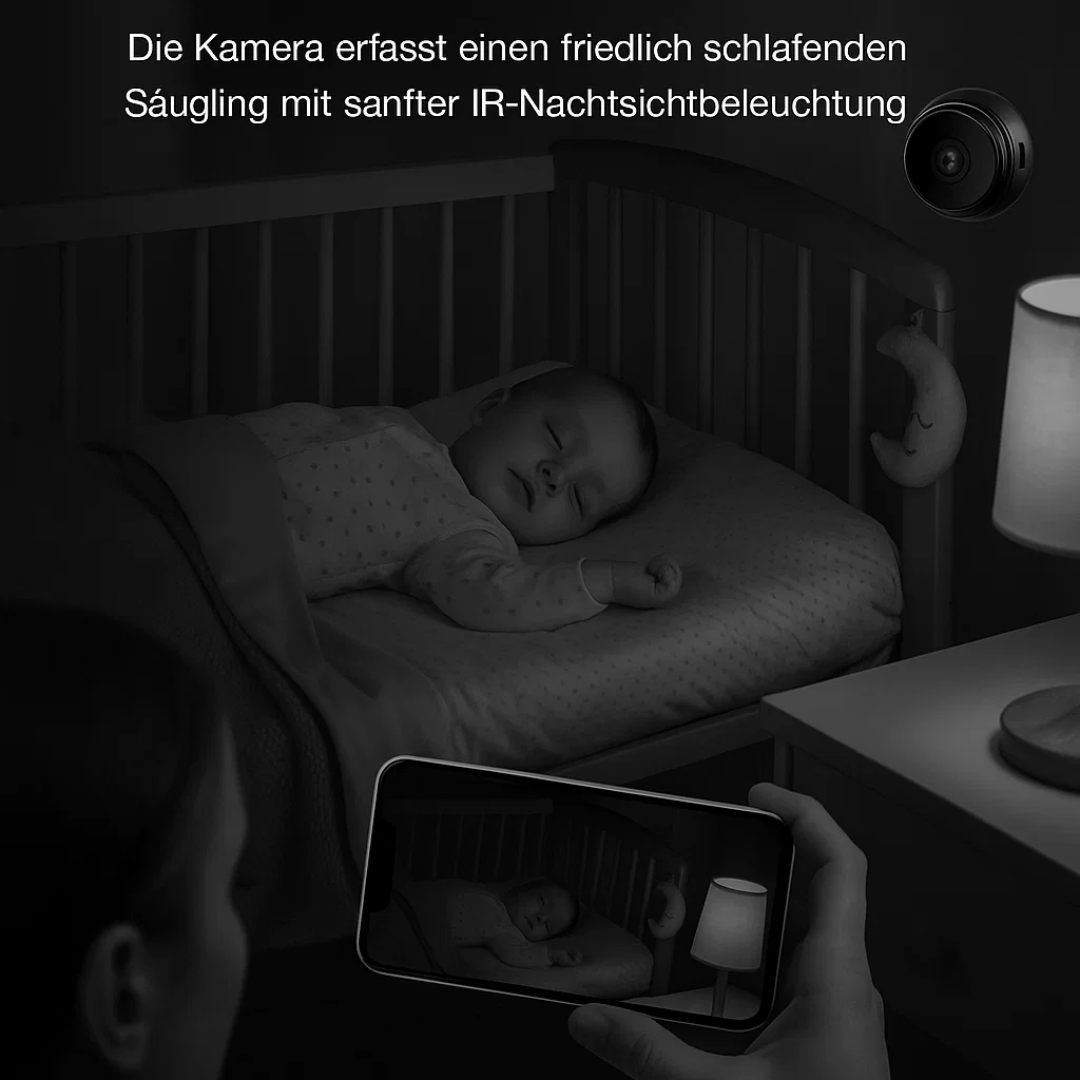 Mini WiFi Kamera 1080P HD Nachtsicht Überwachungskamera