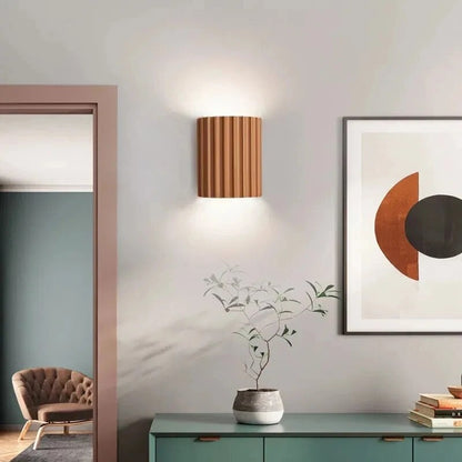 Applique murale scandinave côtelée – Luminaire moderne et minimaliste