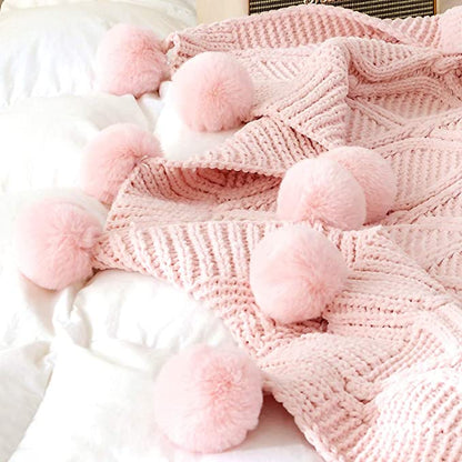 Super Soft Icelandic Wool Throw Blanket for Sofa, Couch, Bed (51"x59")