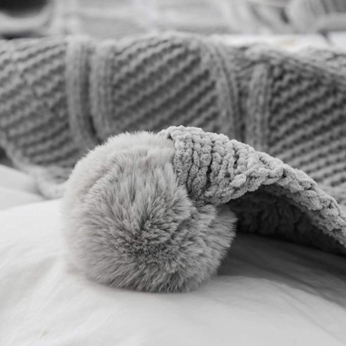 Super Soft Icelandic Wool Throw Blanket for Sofa, Couch, Bed (51"x59")