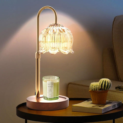 Lampe chauffe-bougie électrique pour fondants parfumés et aromathérapie