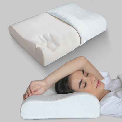 Oreiller de luxe en mousse à mémoire de forme pour un sommeil réparateur, un soutien cervical et un confort incomparable.