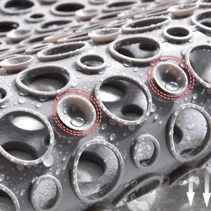 Tapis de douche antidérapant et antibactérien pour plus de sécurité et de confort dans la salle de bain