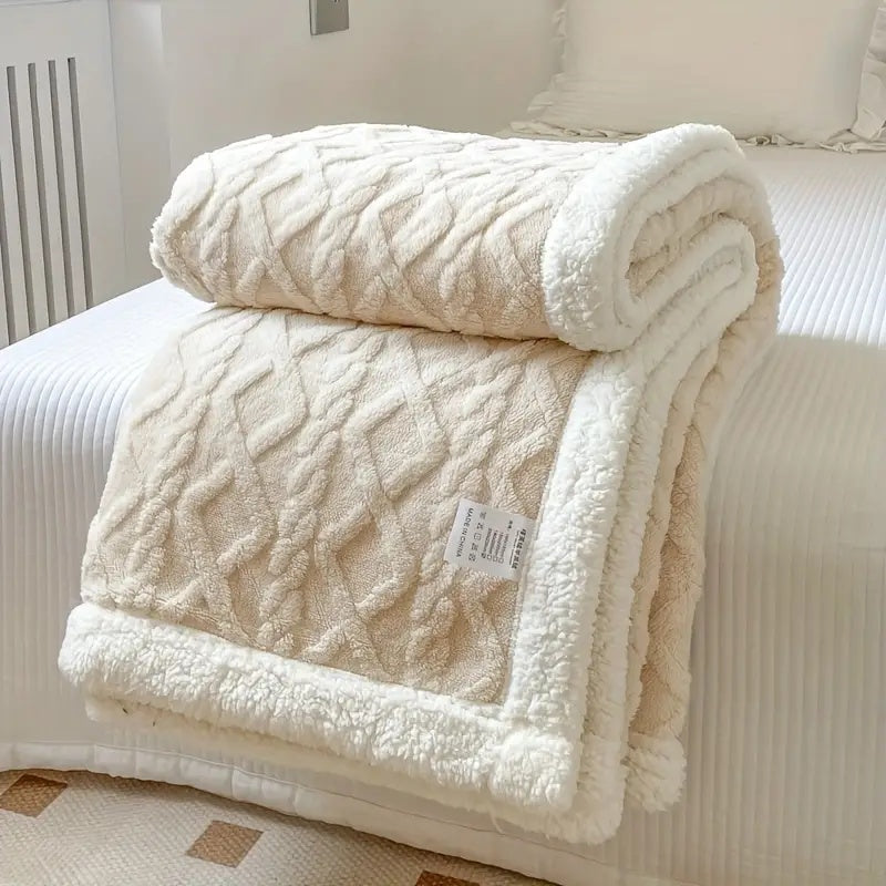 Cozy Sherpa Fleece Blanket for Ultimate Warmth and Comfort