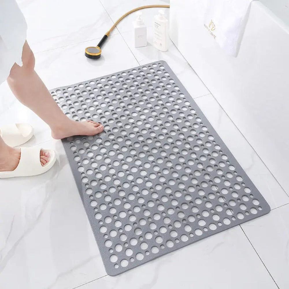 Tapis de douche antidérapant et antibactérien pour plus de sécurité et de confort dans la salle de bain