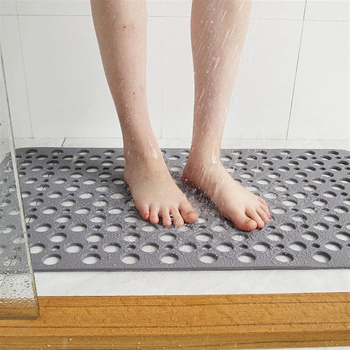 Tapis de douche antidérapant et antibactérien pour plus de sécurité et de confort dans la salle de bain
