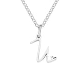 Skyla - Letter Heart Necklace — made with care and attention to detail.