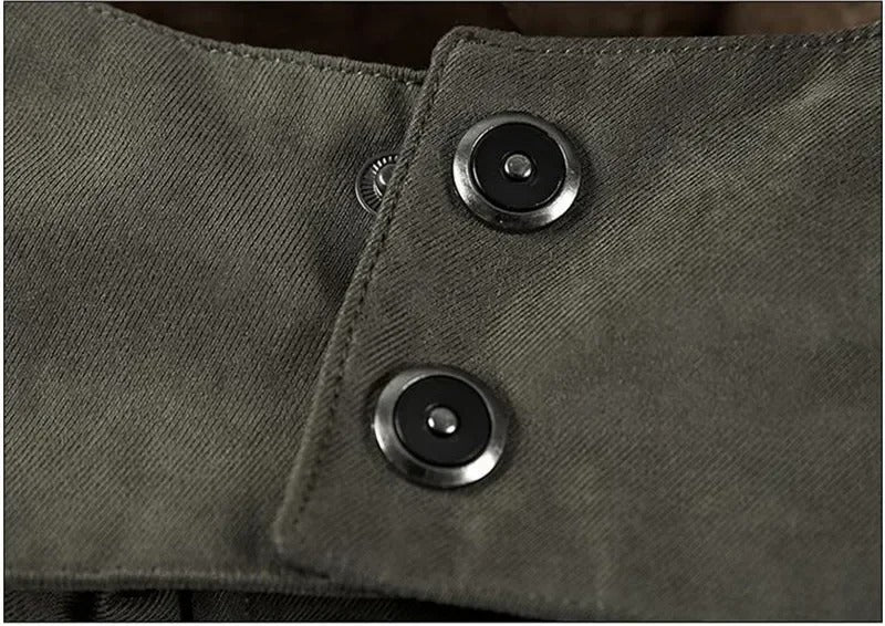 Parka d'hiver pour hommes avec fourrure - Style chaud, à bretelles et sans manches