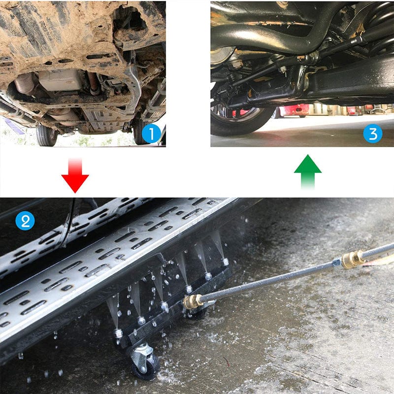 Chassis Cleaner STEELJETTA | Aus Edelstahl | Für Hochdruckreiniger | Effektive Unterbodenreinigung