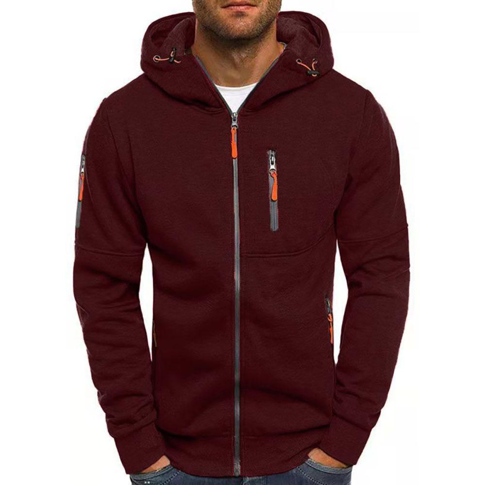 Reißverschluss Sweat à capuche - Lässig - Chaud - Sweat à capuche zippé - Sweat à capuche pour hommes