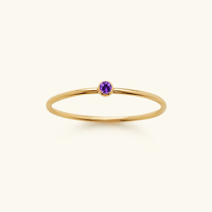 Briony - Birthstone Stacker Ring — made with care and attention to detail.