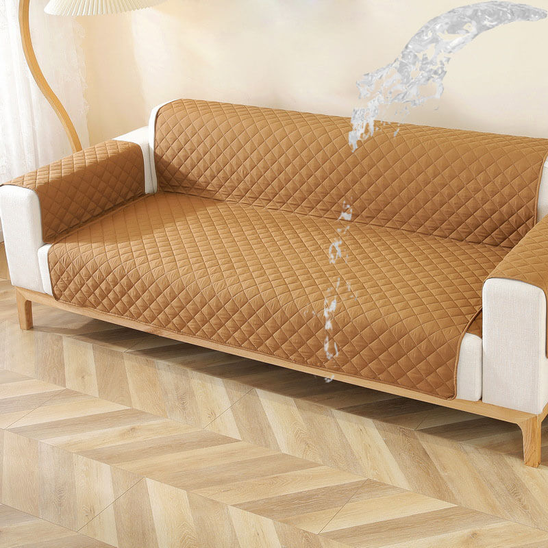 Washable Velvet Sofa Cover for 3-Seater Couch - Non-Slip Pet Protector