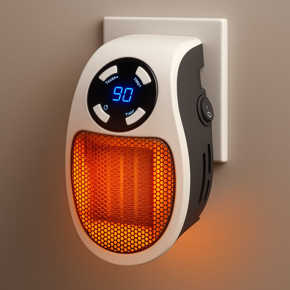 Keramikheizer | Steckdosenheizer | Leiser Mini-Heizer | ThermoDock