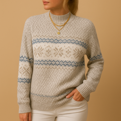 Festlicher Damen-Wintersweater