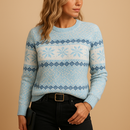 Festlicher Damen-Wintersweater