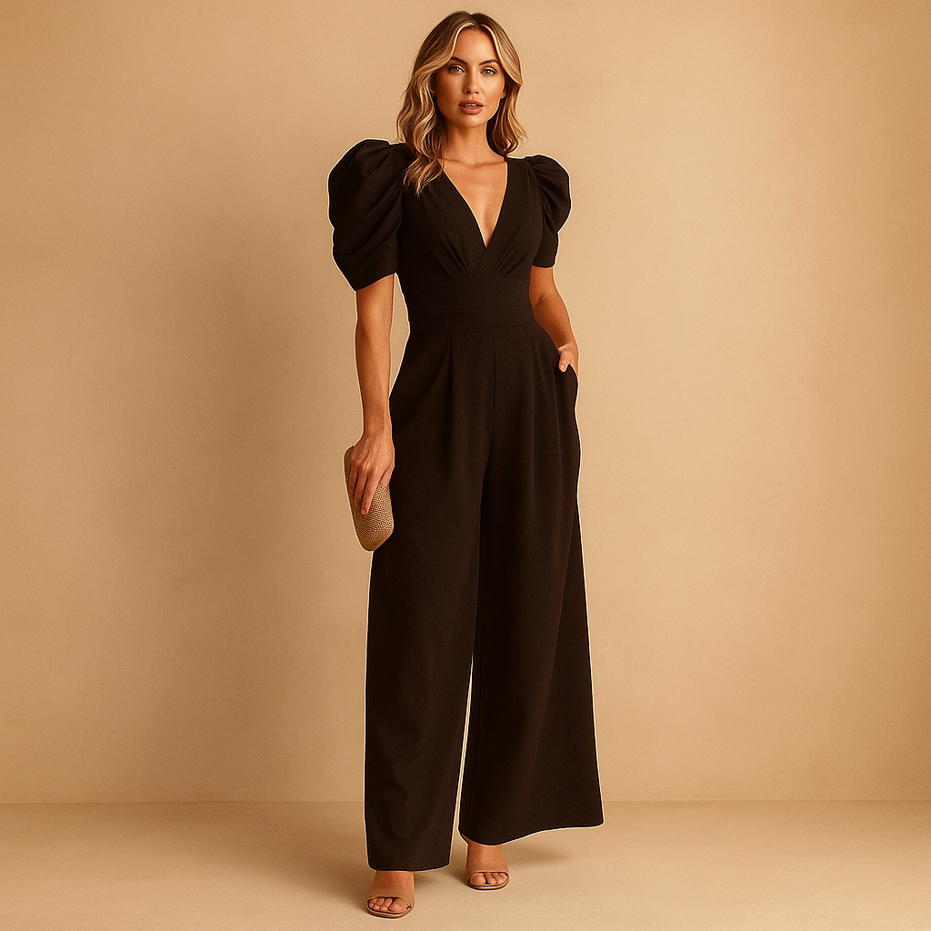 Vrouwen Elegante Volledige Jumpsuit met Tailored Fit