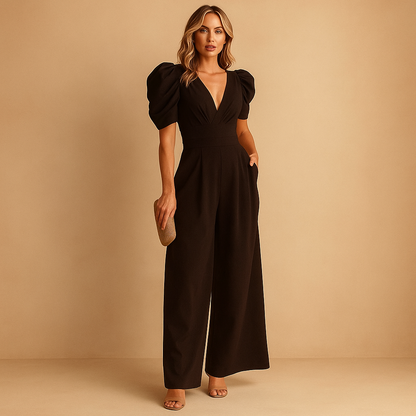 Vrouwen Elegante Volledige Jumpsuit met Tailored Fit