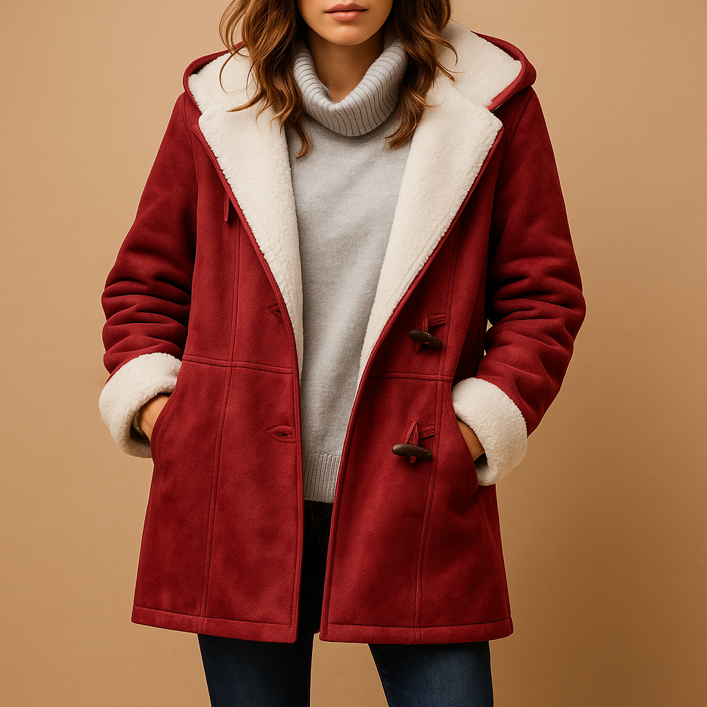 Dames Lange Cardigan avec Capuchon – Zacht &amp; Warm