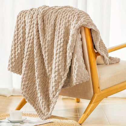 Cozy Marshmallow Throw Blanket for Soft Warmth and Comfort