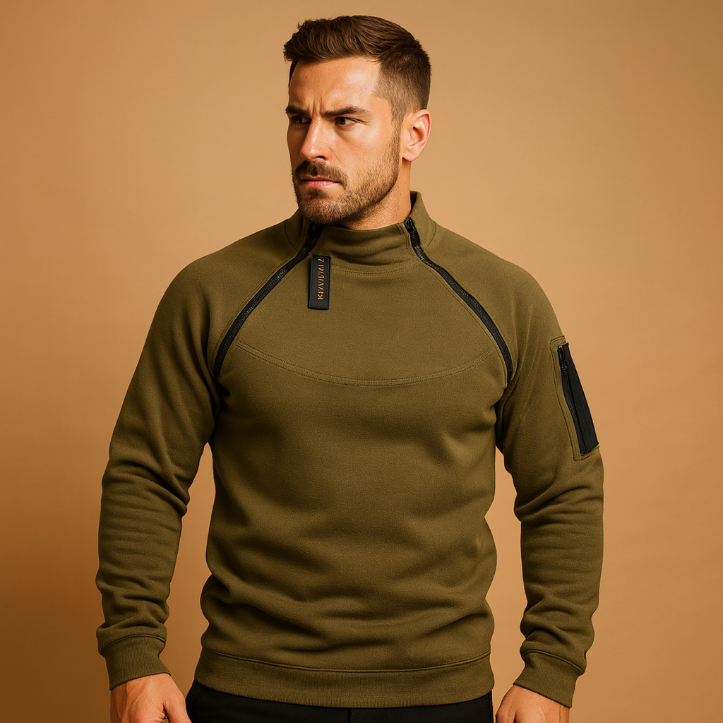 Trui à col rond pour hommes | Regular Fit Brei met Strakke, Alledaagse Stijl