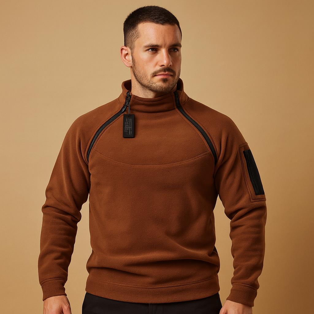 Trui à col rond pour hommes | Regular Fit Brei met Strakke, Alledaagse Stijl