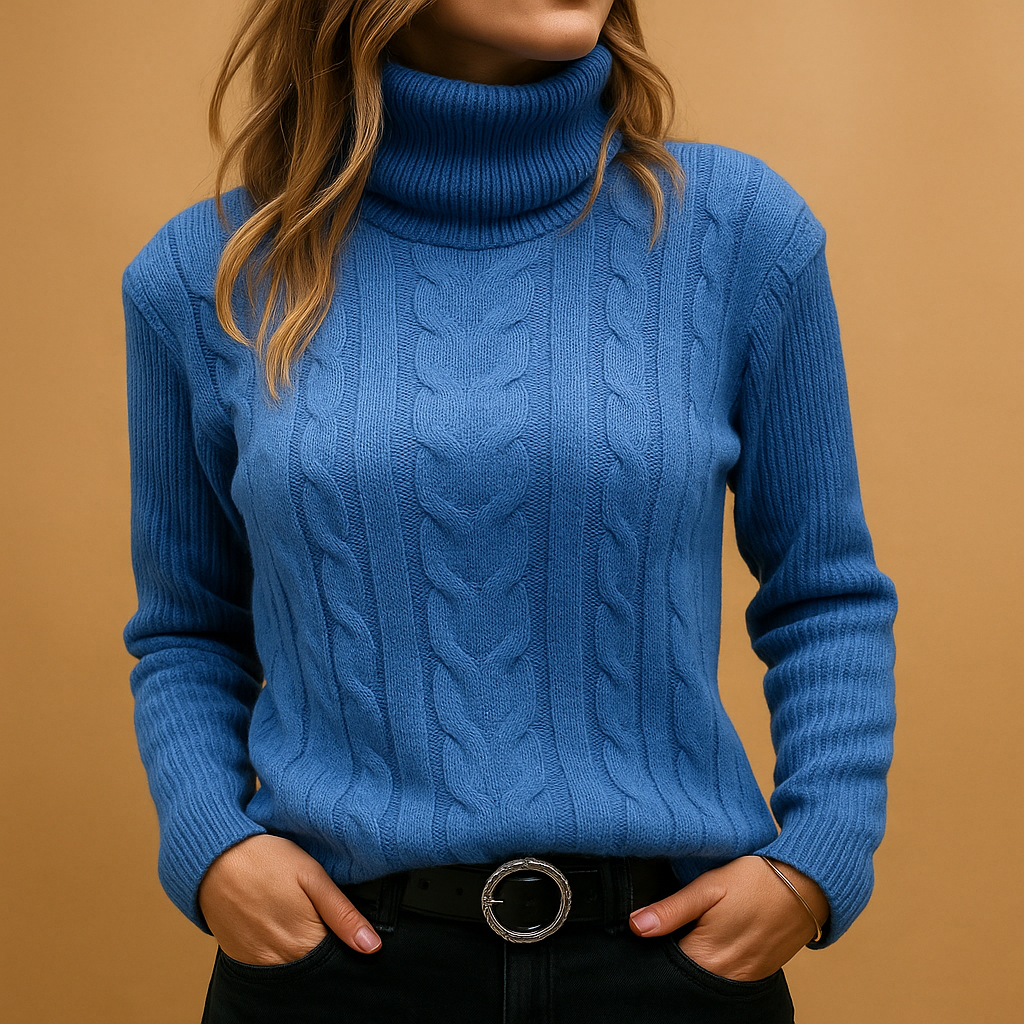 Vrouwen Lichtgewicht Coltrui – Zachte Gebreide Rollneck Top