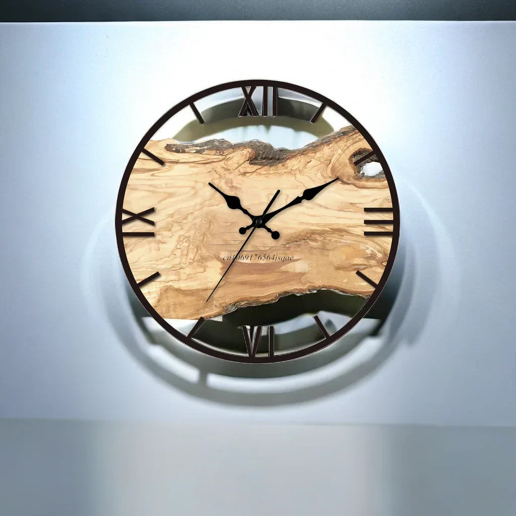 Transparente Wanduhr