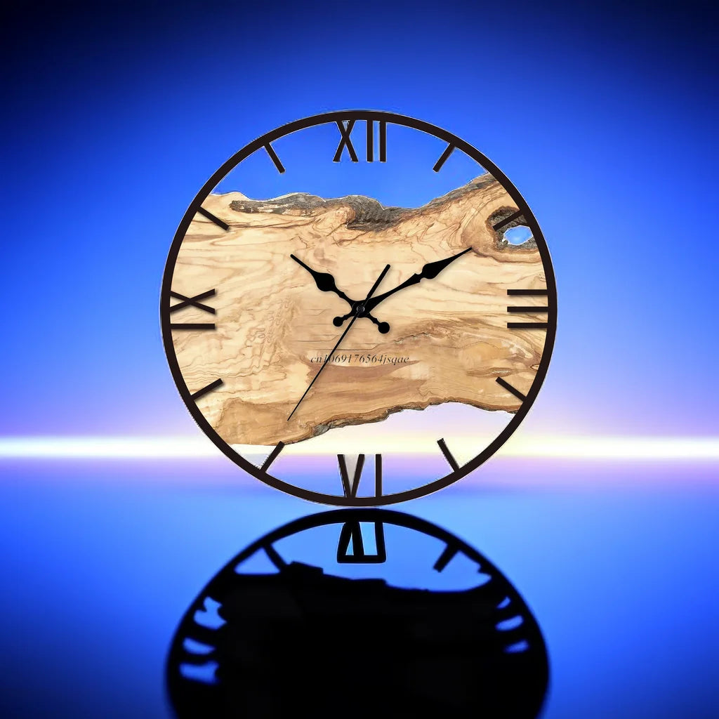 Transparente Wanduhr