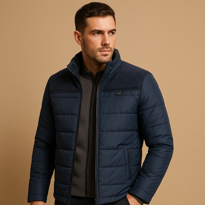 Veste polaire zippée pour hommes avec poche Kragen – Chaude et légère