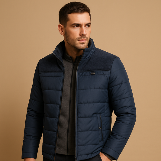Veste polaire zippée pour hommes avec poche Kragen – Chaude et légère