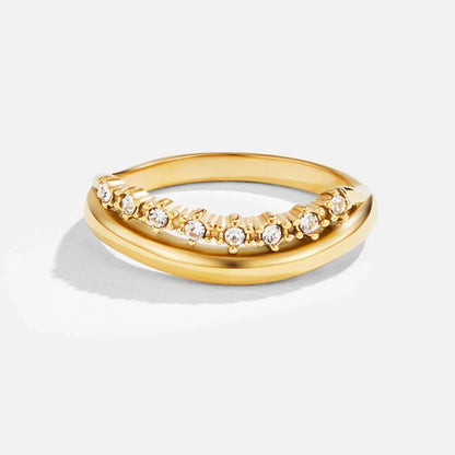 Zaria - Double Layer Crystal Ring — perfect for those who value comfort and design.
