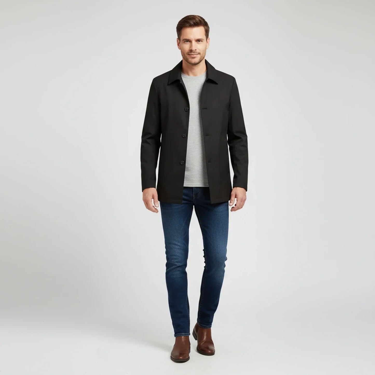 Veste boutonnée pour homme