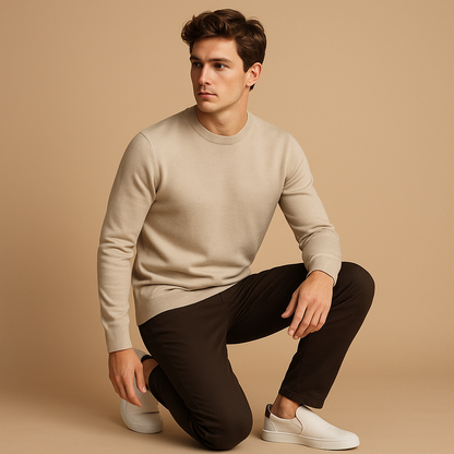 Hommes Ademend Instap Loafers – Moderne Comfort et Tijdloze Stijl