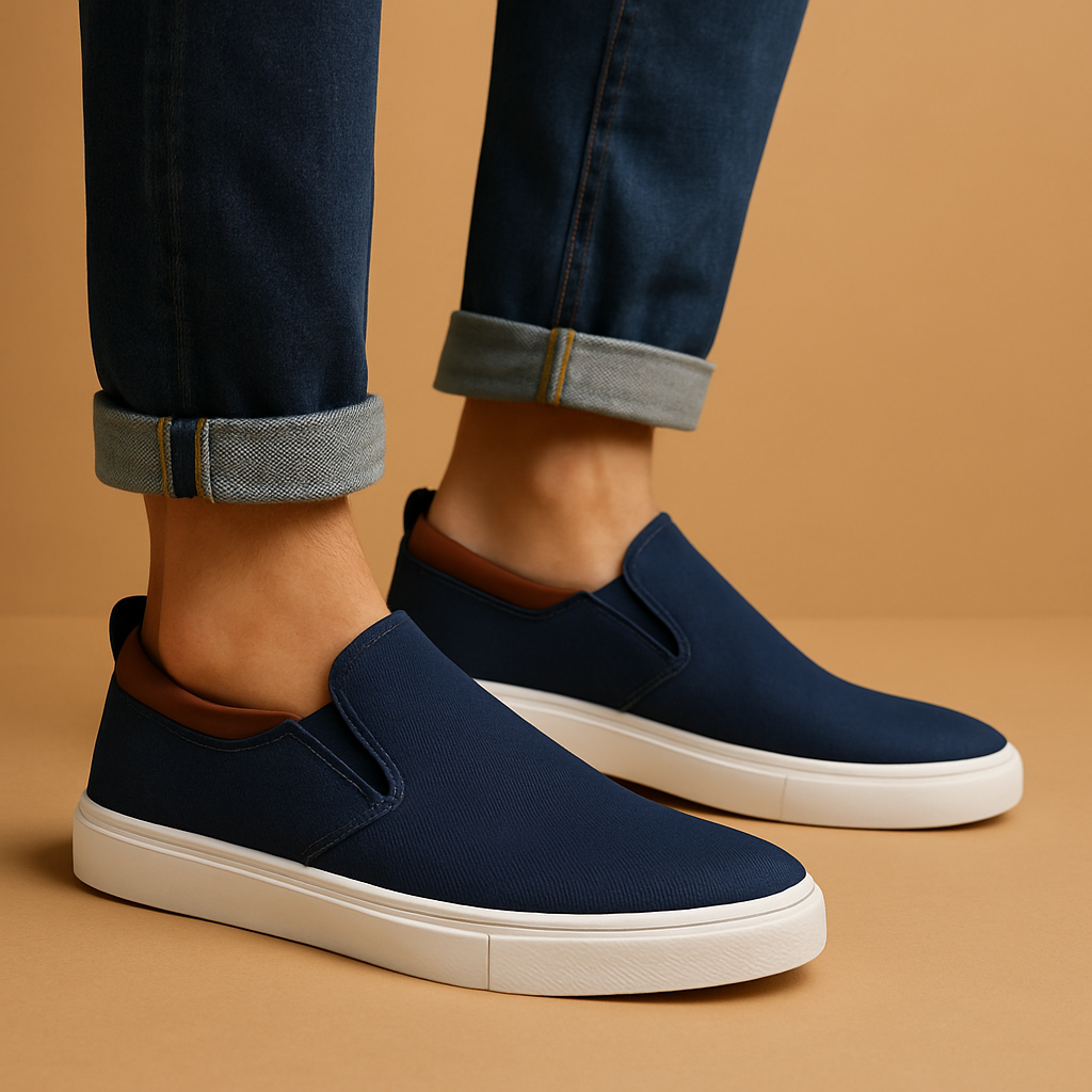 Hommes Ademend Instap Loafers – Moderne Comfort et Tijdloze Stijl