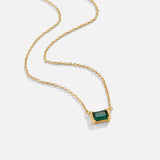 Sarai - Green Emerald Necklace — designed to inspire your lifestyle.