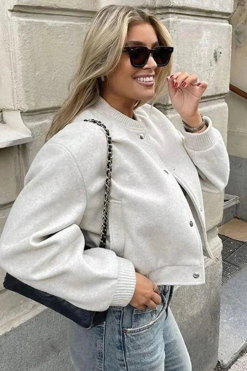 Cropped Bomberjack voor Vrouwen | Sportief & Stijlvol