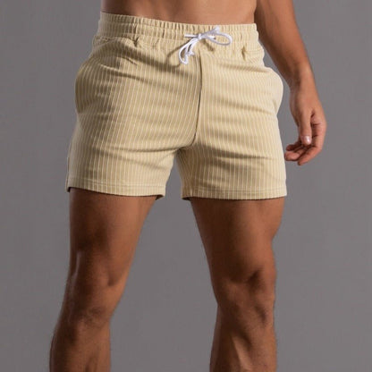 Gestreifte Herren-Shorts mit Kordelzug | Passeport Lockere