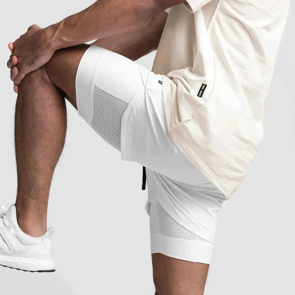 Shorts de fitness pour hommes | Lumière et flexibilité