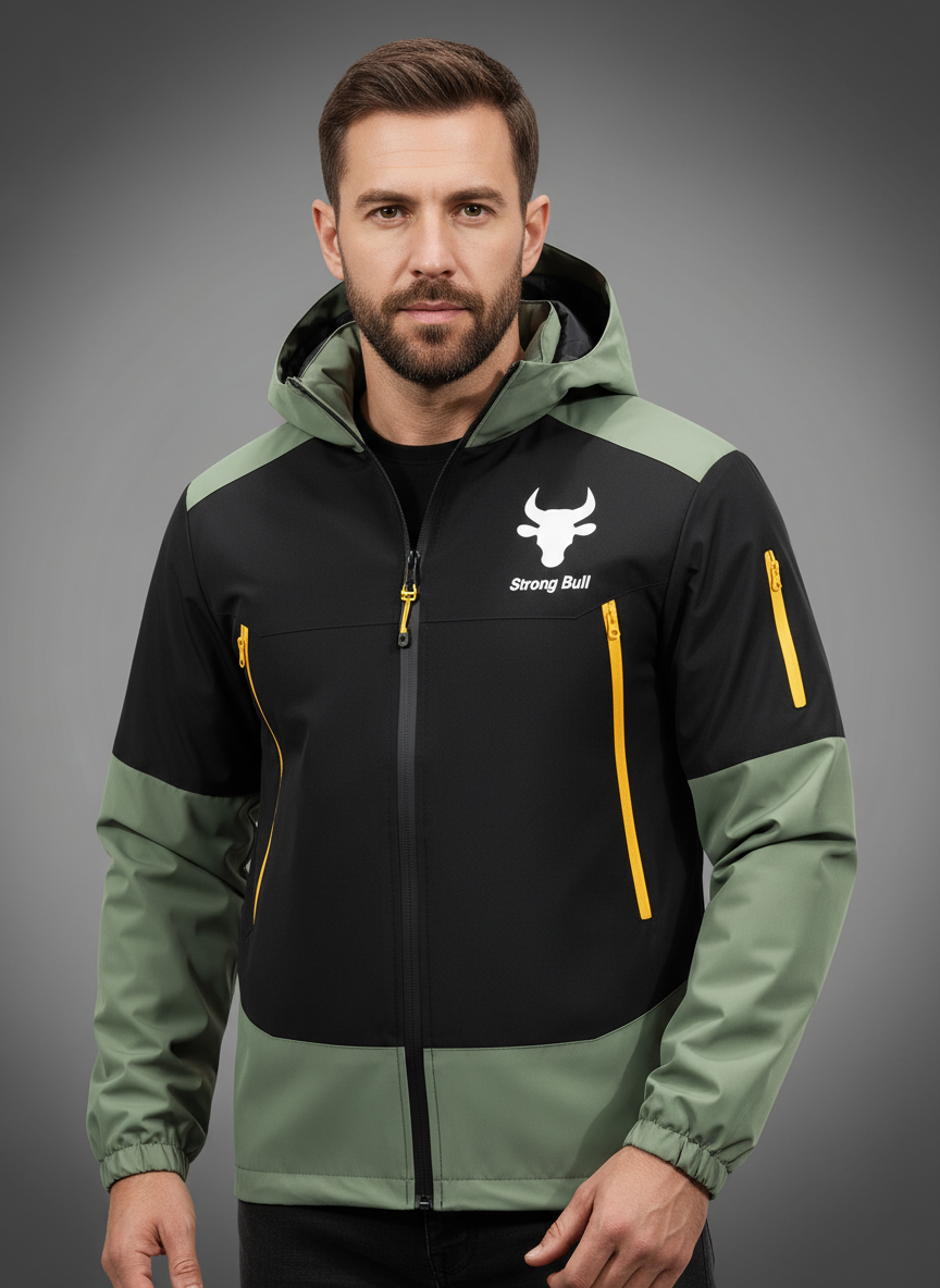 Tom Hollinger Wasserdichter Mantel – Leichte Regenjacke für Herren für den Outdoor-Bereich