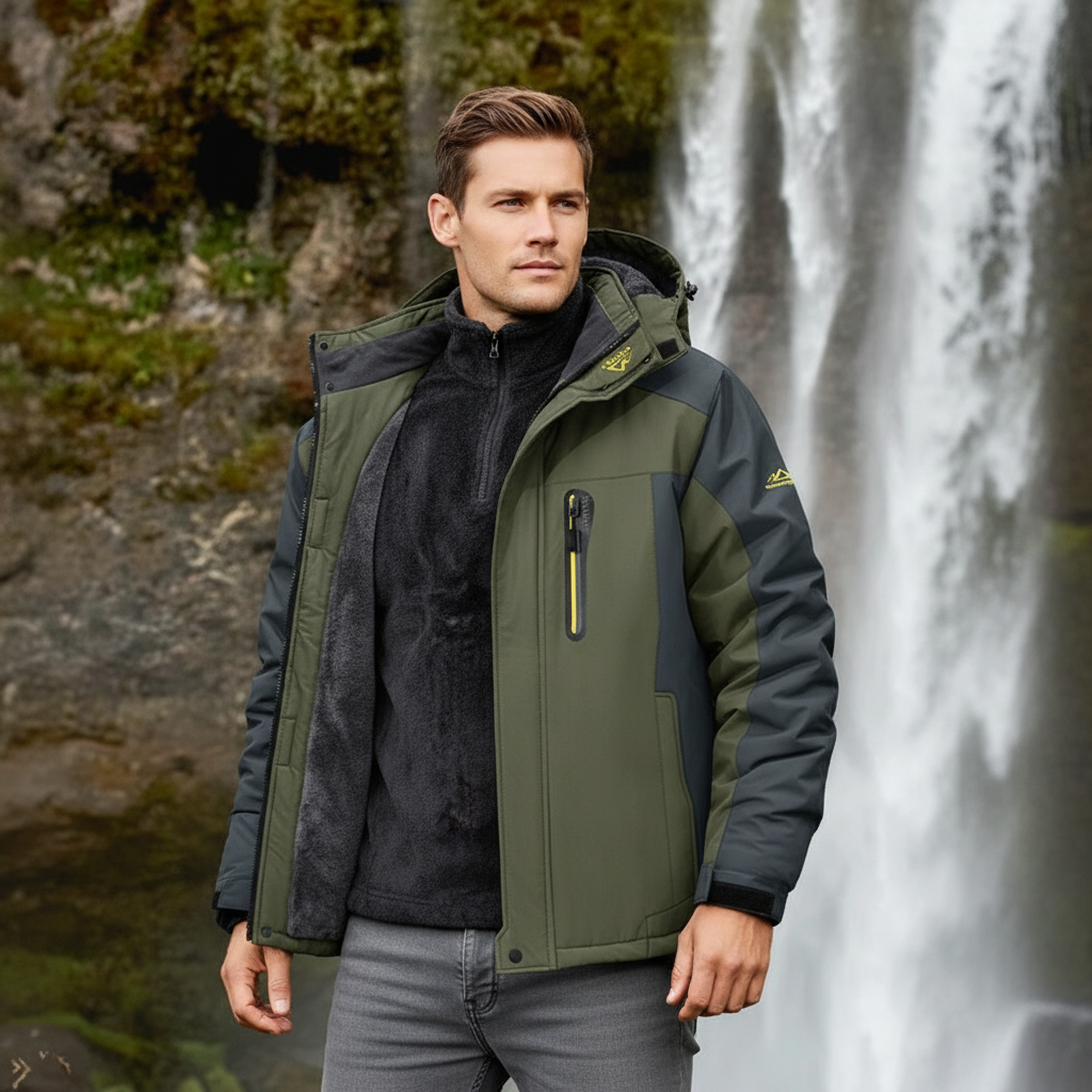 Arvid Herren Winterjacke – Warmer Gepolsterter Freizeitmantel