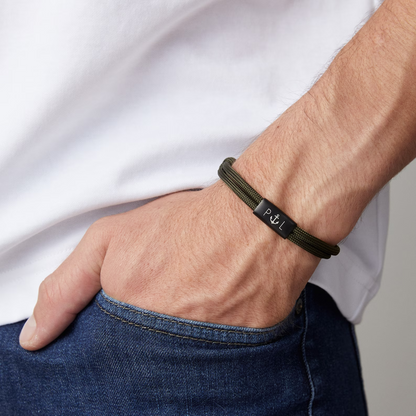 Bracelet James en corde de voile personnalisée — conçu pour une qualité au quotidien.