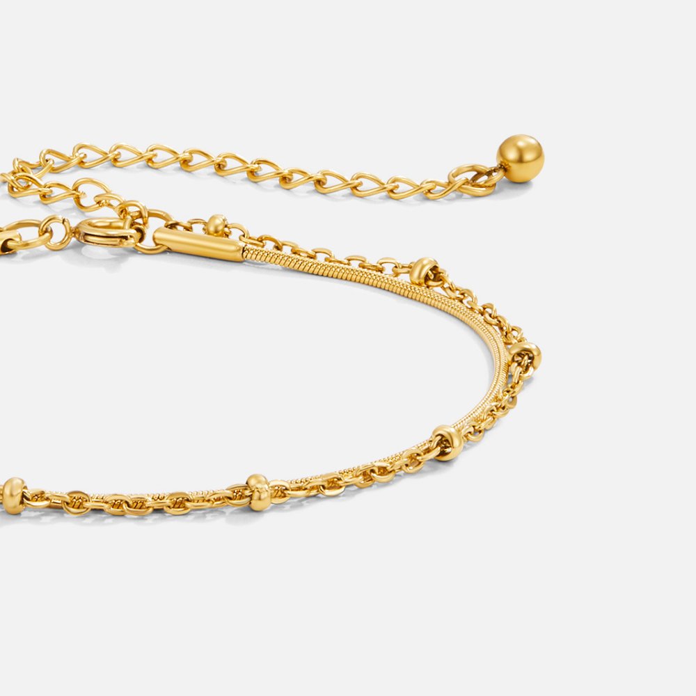 Pamela - Beaded Chain Bracelet — made with care and attention to detail.