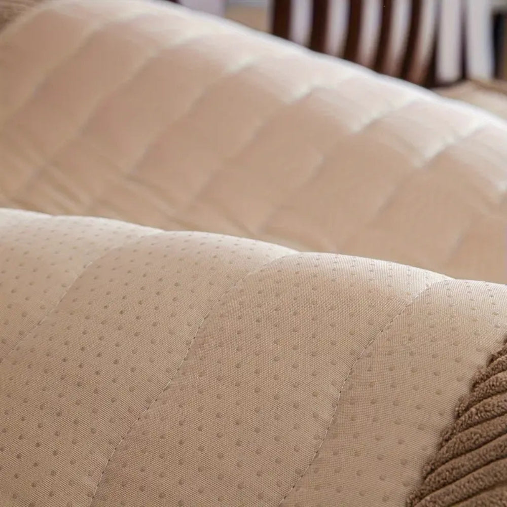 Plüsch Sofaüberwurf | Bezug für Sofa | Sofa Decke | Sofina
