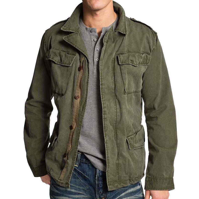 Herren Vintage Feldjacke – Robuste Freizeitoberbekleidung
