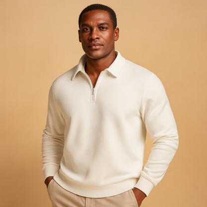 Polo pour hommes avec motif géométrique et couleurs vives